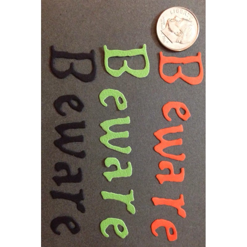 Handmade Die-Cuts JACK-O-LANTERN Mix(24pc)Hallo