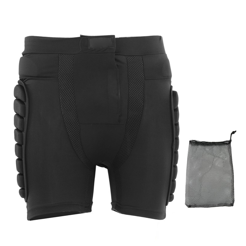 Hip Pad Protector Cotton Polyester EVA Adjustable Sports Padded Shorts