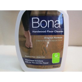 Bona Hardwood Floor Cleaner Spray, 22 oz - Residue Free / Dries Fast
