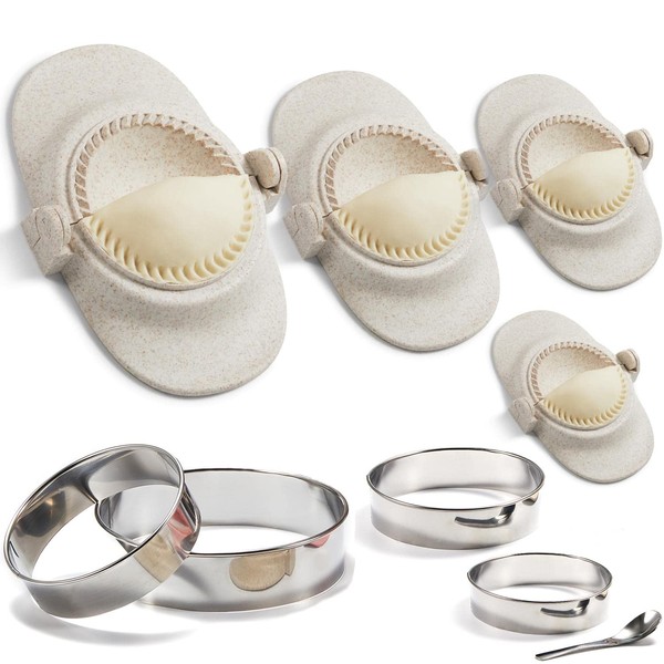 MUMSUNG Empanada Maker Press, 6-Inch Extra Large Dumpling Maker Set