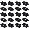 LBTODH 20PCS Hidden Fasteners Clips Black Universal Plastic T Clips