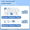 SECOPIN Replacement Adhesive Pads for Ring Alarm Contact Sensors Magnets