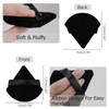 Flytianmy 9Pcs Triangle Powder Puffs, Face Makeup Puff for Body