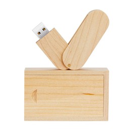 GARRULAX USB Flash Drive, Wooden 8GB / 16GB / 32GB USB2.0 USB Memory Stick Date Storage Pendrive Thumb Drive(64GB, Maple)