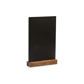 A4 Wooden Chalkboard Table Display