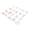 100Pcs Paper Clips Cute Look Note Clip Marking Document Organizing