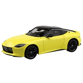 AOSHIMA 1/32 The Snap Kit Series Nissan RZ34 Fairlady Z Thunder Yellow Color Coded Plastic Model 17-A