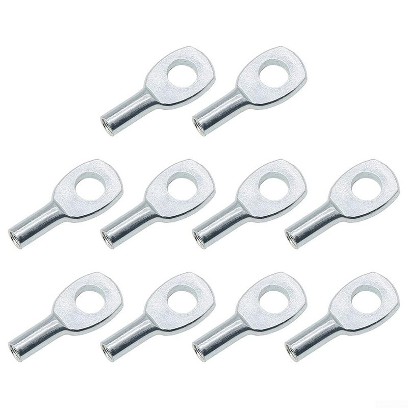 10 Pcs Gym Pulley Machine Cable Eyelet Terminal Interface Port,