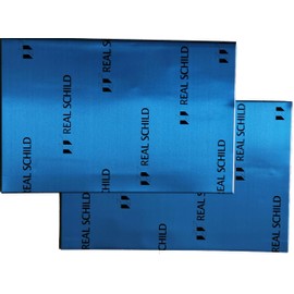 Real Silt Ultra Vibration Control Sheet (REAL SCHILD), High Performance Vibration Damping Material, Half Size 11.8 x 7.9 x 0.07 inches (300 x 200 x 1.9 mm), Pack of 2 [Deadening Soundproofing Studio]
