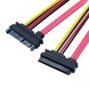 System-S SATA Cable 10 cm 22 Pin Male to SAS