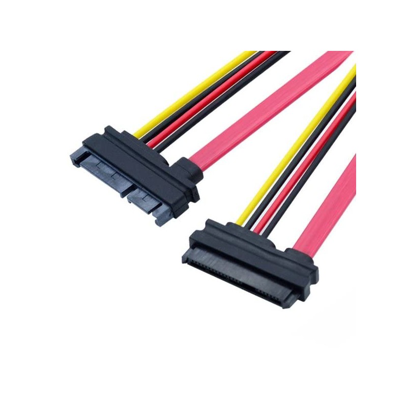 System-S SATA Cable 10 cm 22 Pin Male to SAS