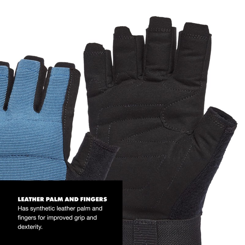 Black Diamond Unisex Crag Half-Finger Gloves Climbing Gloves, Via Ferrata,