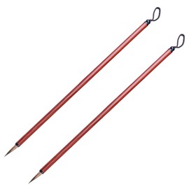 Parliky 2pcs Calligraphy Brush Set Traditional Chinese Writing Painting Brush for Chinese Calligraphy and Lovers