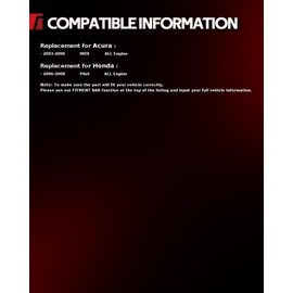 Torchbeam CV Axle Shaft Assembly Compatible with 2006-2008 Honda Pilot, 2003-2006 Acura MDX, Front CV Axle 66-4198 66-4199