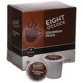 Eight O'Clock Colombian Peaks Medium Roast Coffee K-Cup Packs - 18 CT
