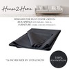 House2Home 36 Inch x 3 Yard Upholstery Black Cambric Dust