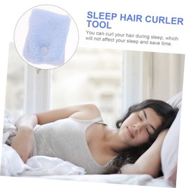 FRCOLOR 18pcs Sleep Hair Curlers Coral Fleece Rollers for Gentle Waves Comfortable No Heat Curling Tool Reusable and Easy to Use