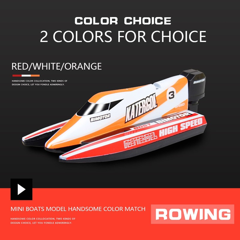 RC 2.4GHz Remote Control 4 Channel Mini Boat Racing Speedboat