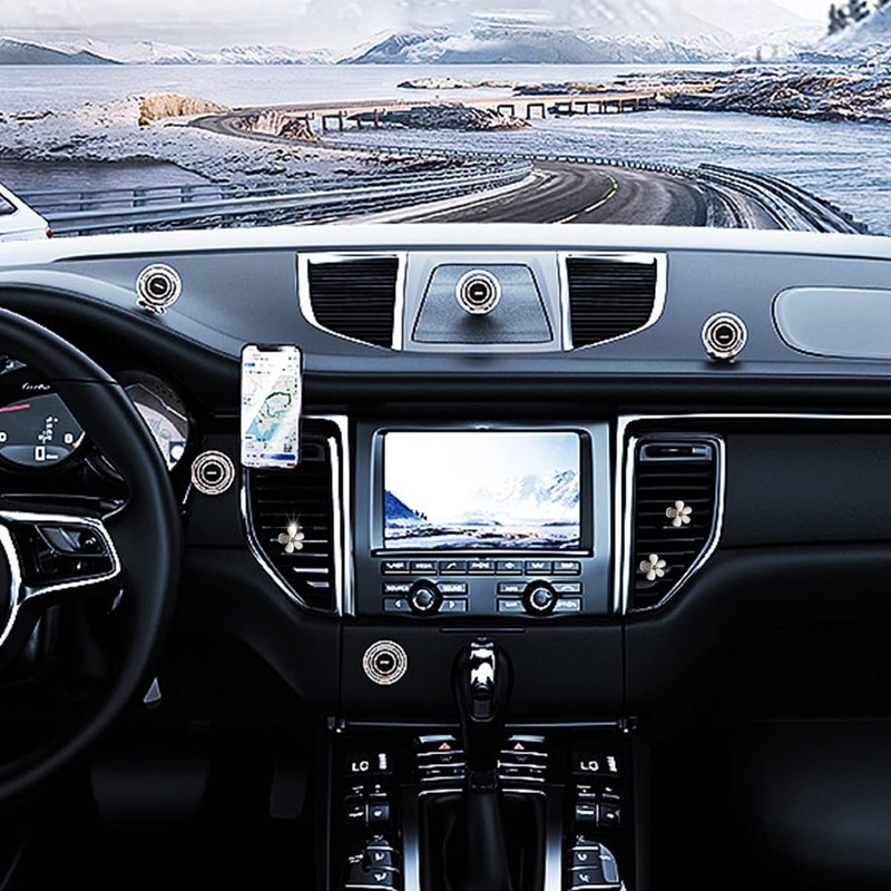 JNNJ Area Deodorizer, 6PCS Daisy Flower Clips for Car Air