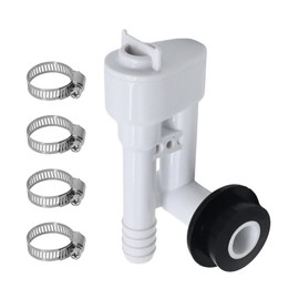 UOIENRT 385316906 Vacuum Breaker Kit RV Toilet Water Valve Replacement Parts Replacement for Sealand Traveler Toilets Without Hand Sprayer Hook Up,(FU2HS3104)