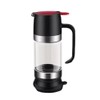 Glass Honey Dispenser for Easy Serving – 300mL Press-Handle Bottom