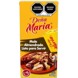 Dona Maria Doña María Mole  Almendrado Listo Para Servir 360g (4 Pzs)