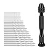 SeonFook Hand Drill, Micro Drill, Drill Bit Set, Stainless Steel,