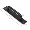Senfei Metal Heavy Duty Barn Door Handle Flush Long Base