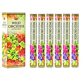 Hem Wild Orchids Incense 120 Sticks Box (6 Pack of 20 Sticks Each)