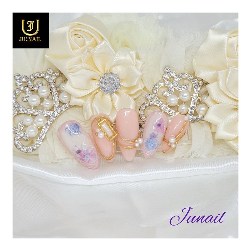 ✈Handmade nail tips in Jeju Island - Short Oval /