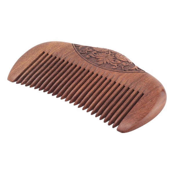 SODIAL Comb Sandalwood Super Narrow Dent Wood Combs Static Lice1580