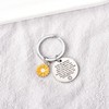 Inspirational Gifts Keychains for Women Girls Sunflower Lover Gift Keychain