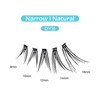 Broadway Lash Clusters, 9-16mm 140 pcs Assorted Natural Wispy False