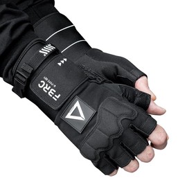 G-Type 021 Black Gauntlet Gloves - Size: X-Large