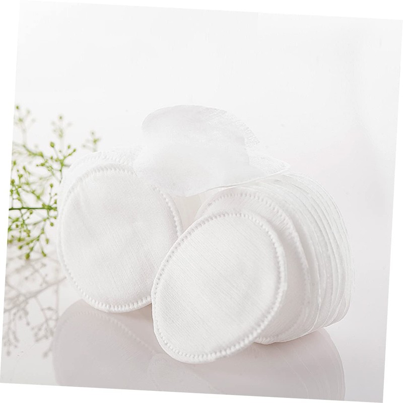 WOONEKY 60pcs Round Makeup Remover Pads Triple Layer Facial Pads