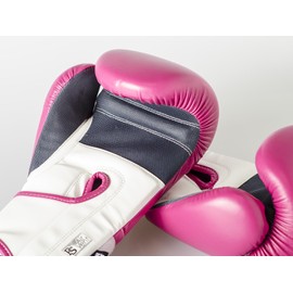 Paffen Sport «FIT» Boxing Gloves for Training, Pink/White, 8UZ