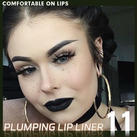 SUAKE Matt Nude Lipstick Lipliner Pack,Waterproof Crayon, Longwear Moisture Smooth Matte Lipstick Pencils with Built-in Sharpener, Lip Makeup (11)