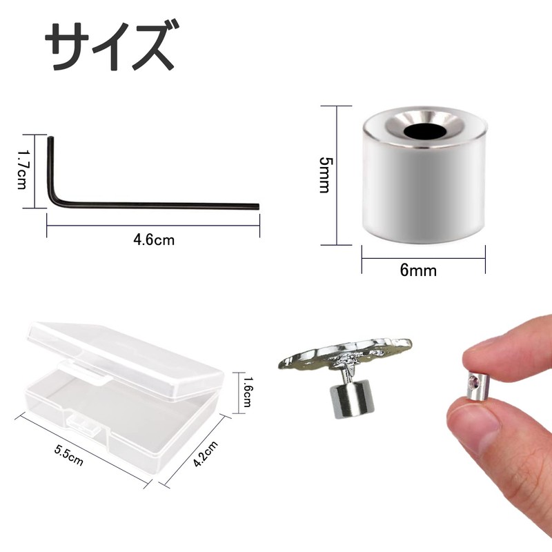 HUAZONTOM Pin Badge Pin Batch Fasteners Hardware Screw Type Catch