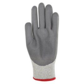 MAGID D-ROC ANSI Level A5 Cut Resistant Work Gloves, 12 Pairs, Polyurethane Coated Palm, 6/XS