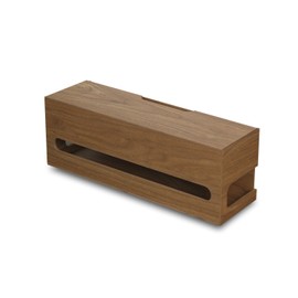 Tatsunosuke Hashimoto Kogei Basque Cable Box, M, Bosk Cable Box, Brown