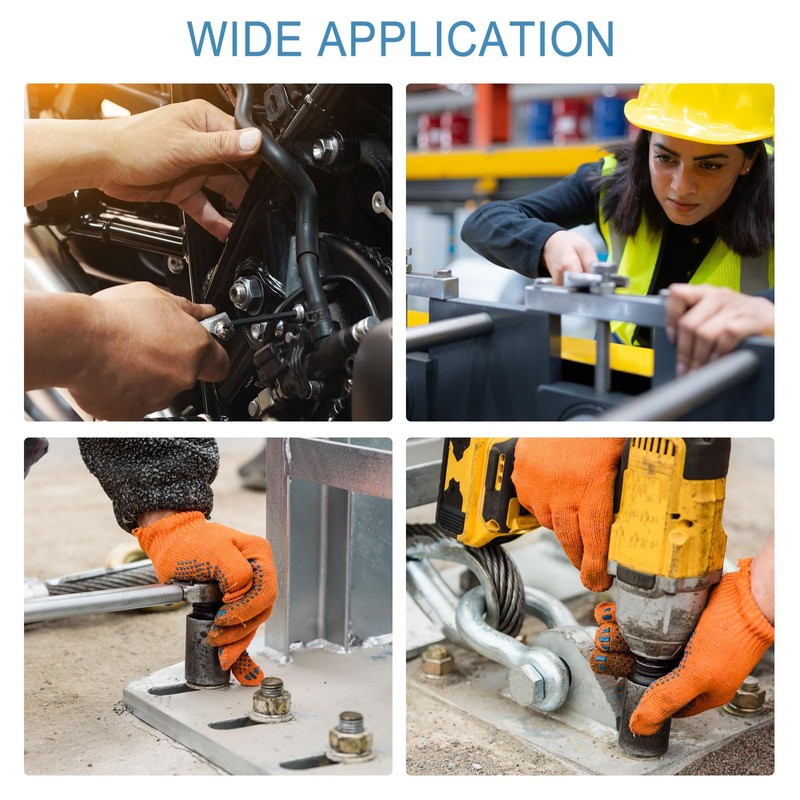 sourcing map M10 20Pcs External Tooth Washers, 410 Stainless Steel