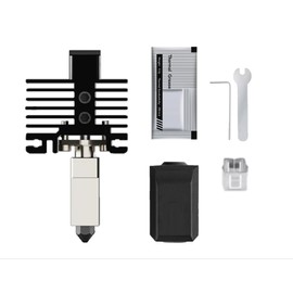 Upgraded Bambu Lab Hotend with Nozzle - X1 Series and P1 Series Compatible with P1S P1P X1C X1 Carbon 3D Printer (.4mm Hardened Steel)