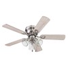 Portage Bay 51437 Renton Ceiling Fan, 42, Brushed Nickel