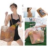 Youngfull Mesh Tote Bag, Foldable, Lightweight, Pool Back, Large Capacity,