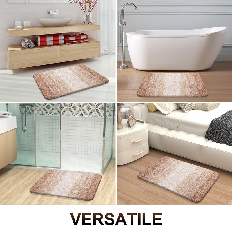 OLANLY Bathroom Runner Rugs 70x24, Extra Soft Absorbent Microfiber Bath