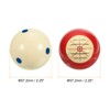 PATIKIL 2-1/4 Inch Pool Billiard Cue Ball Set, 2 Pieces