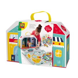 SES Creative 18013 Shopping Street Play Case and Play Mat