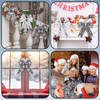 6 Rolls 30 Yard Winter Wired Ribbon 2 Inch Snowflake