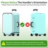 YHOUSE Suitcase Covers For Luggage, 28 Inch Clear PVC Luggage