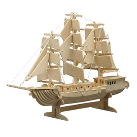 Pebaro Wooden Construction Kit 869 Sailing Ship Wood Construction Plywood